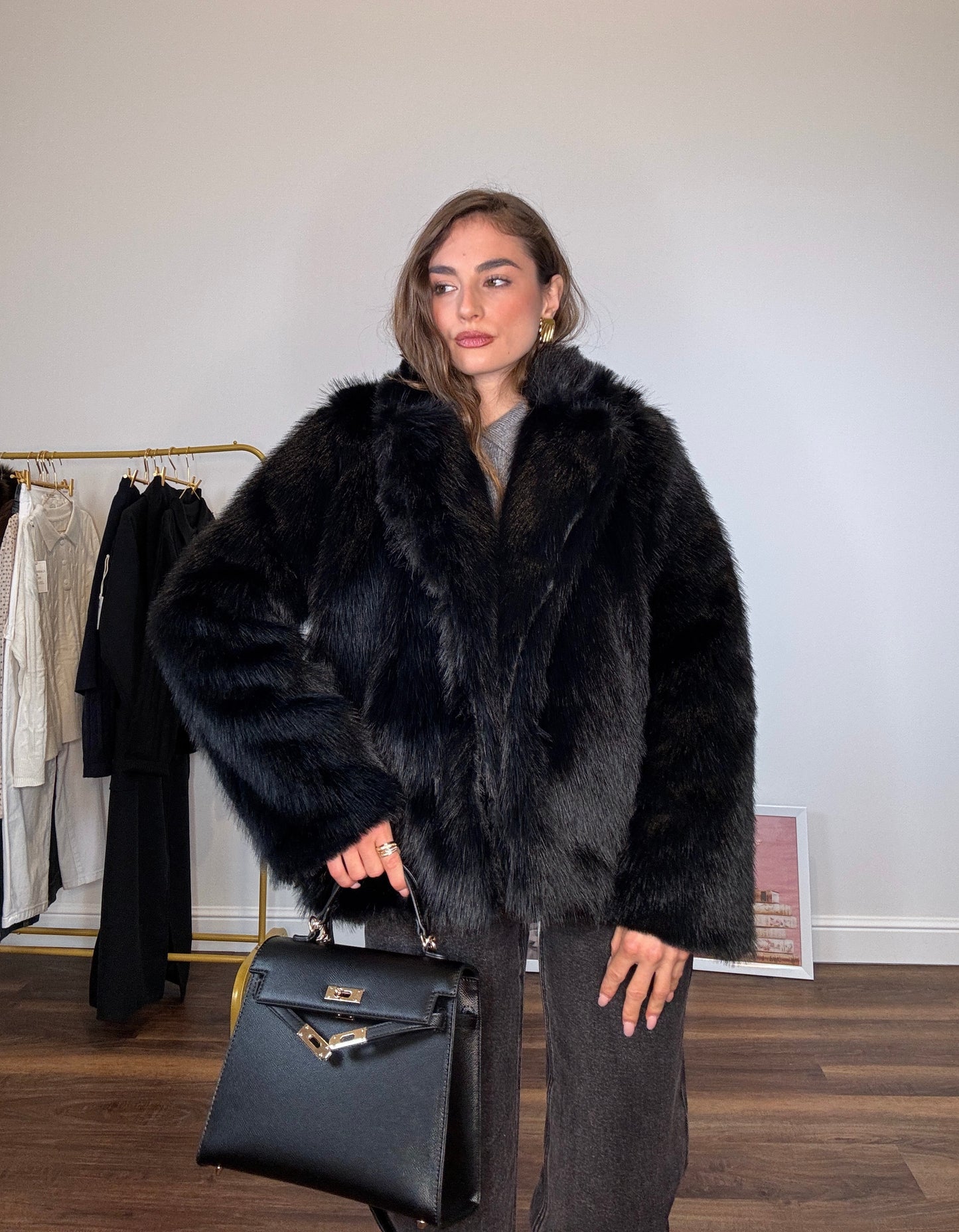 Pelliccia Midnight – nera