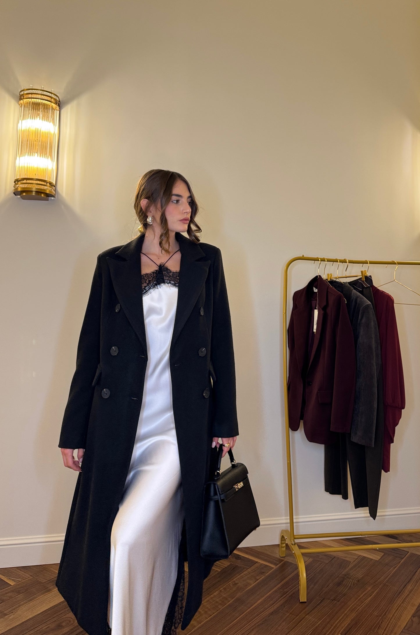 Cappotto Nero Linea Nobile