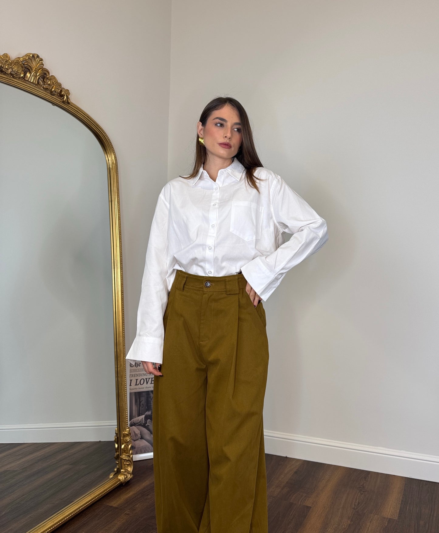 Camicia bianca classic fit