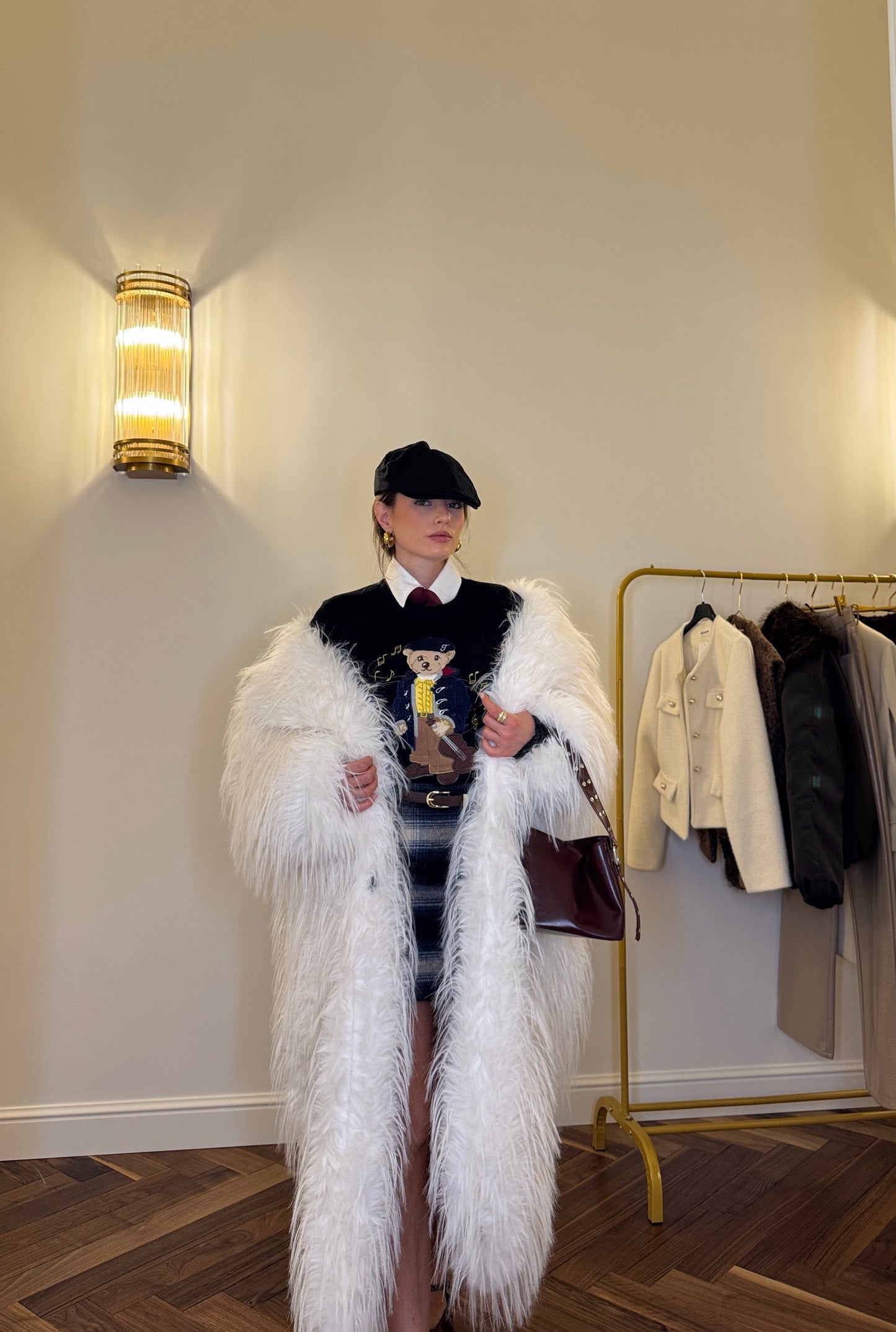 Pelliccia Bianca Lunga “Pure White”