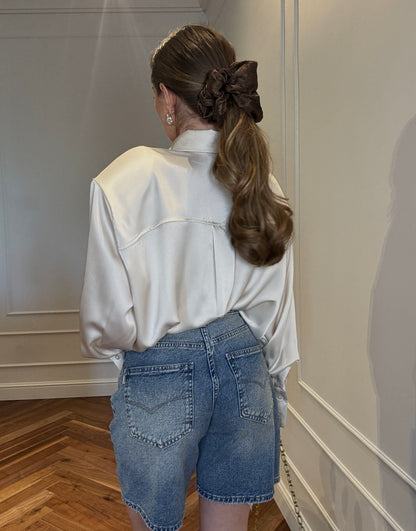 BERMUDA DENIM SCURO