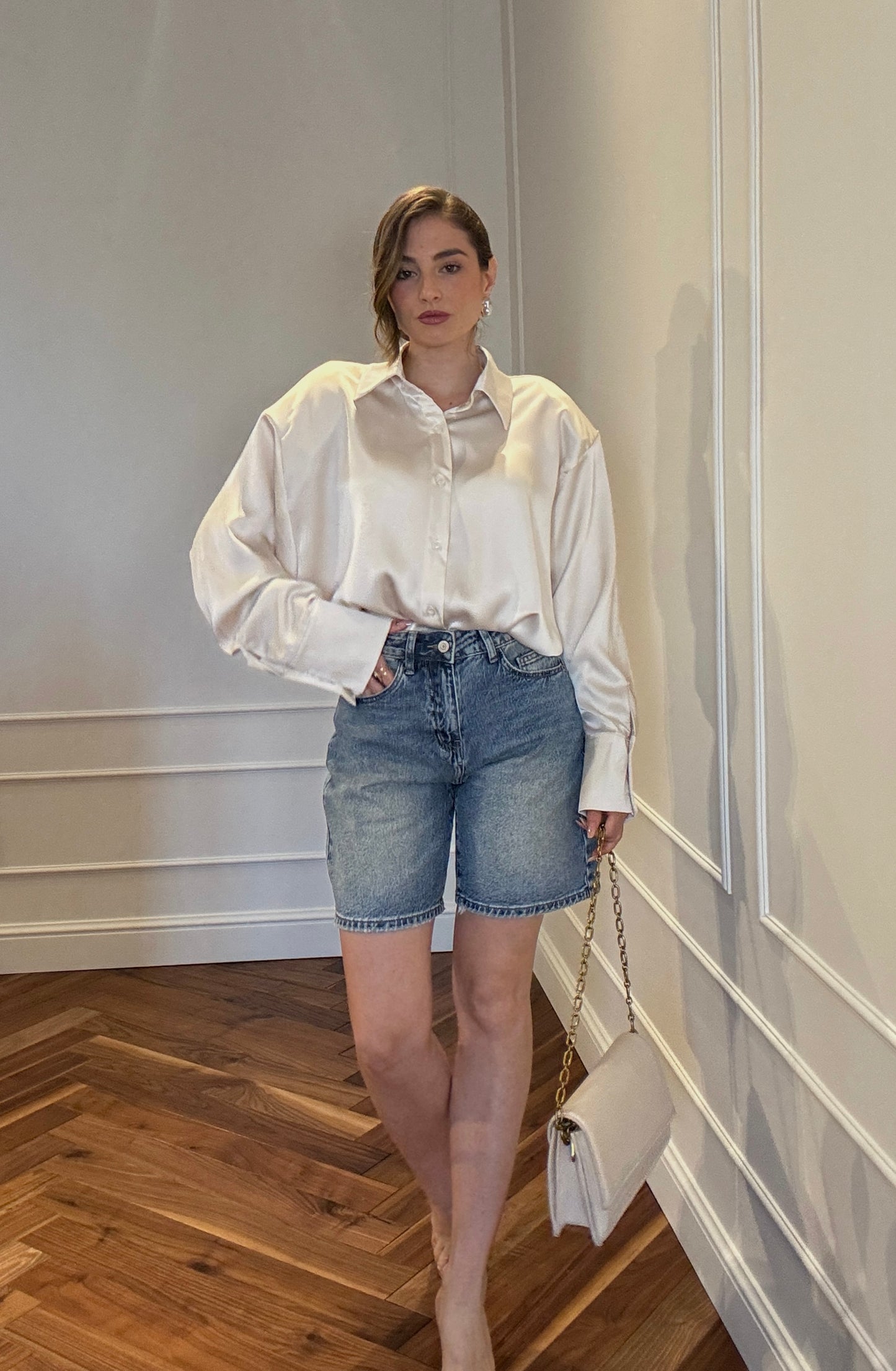 BERMUDA DENIM SCURO