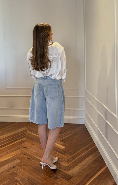 BERMUDA DENIM CHIARO