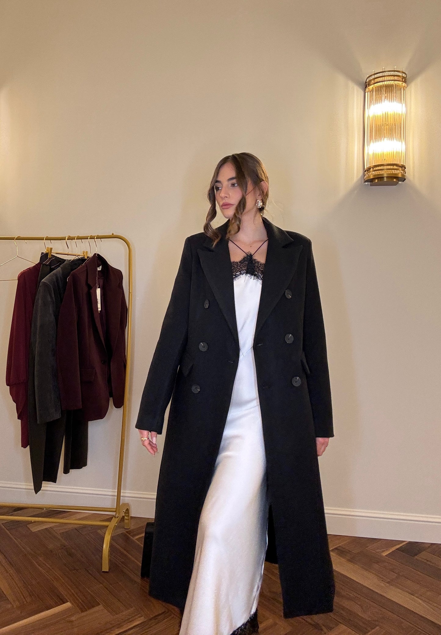 Cappotto Nero Linea Nobile