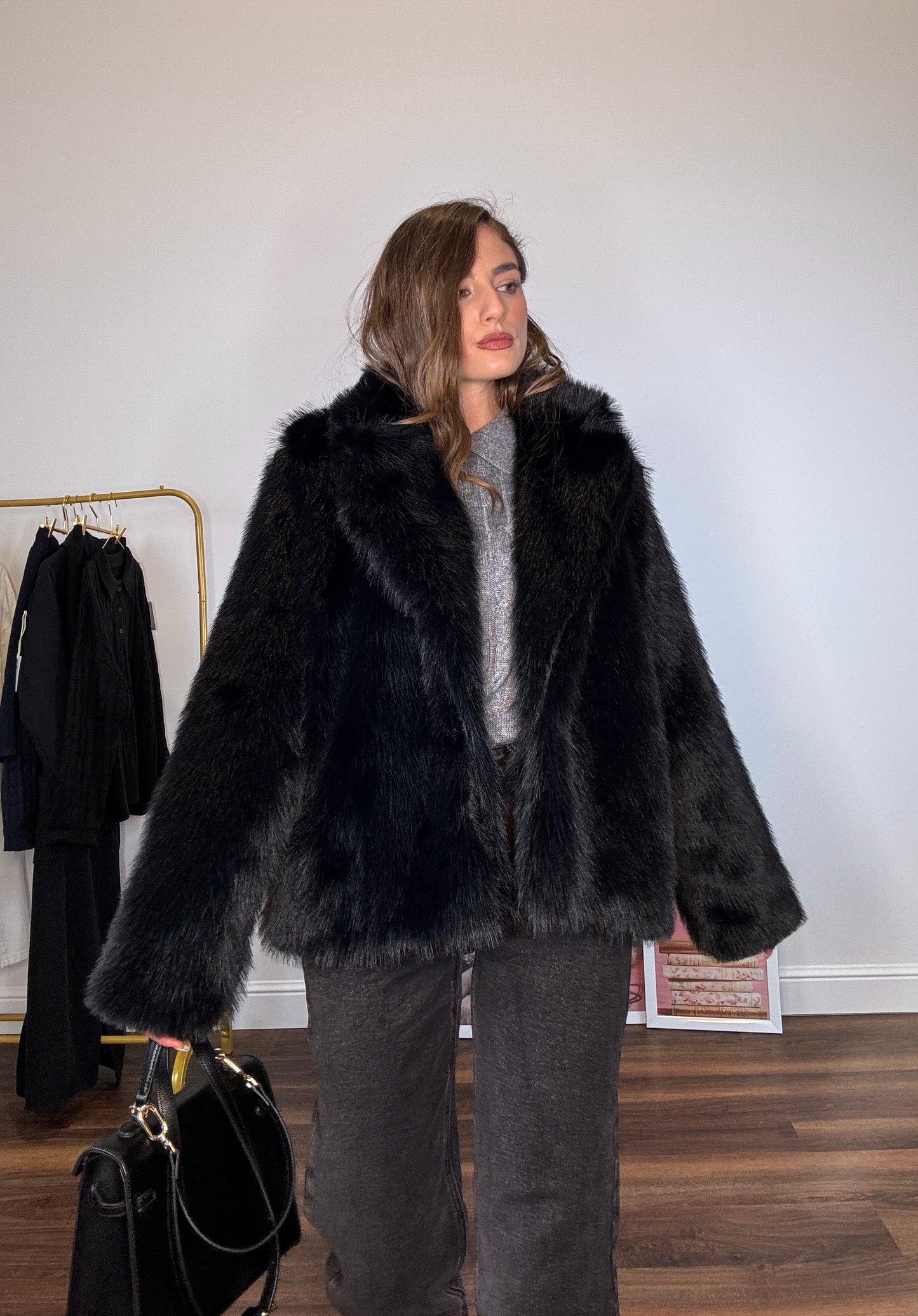 Pelliccia Midnight – nera