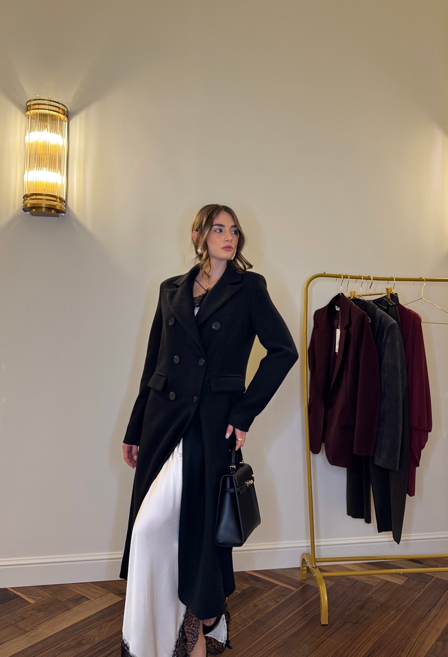 Cappotto Nero Linea Nobile