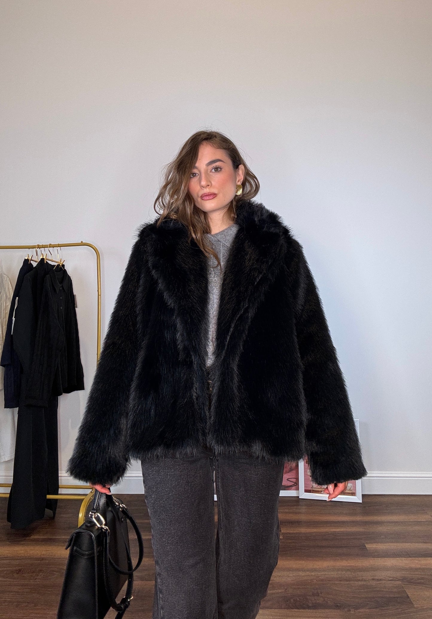 Pelliccia Midnight – nera