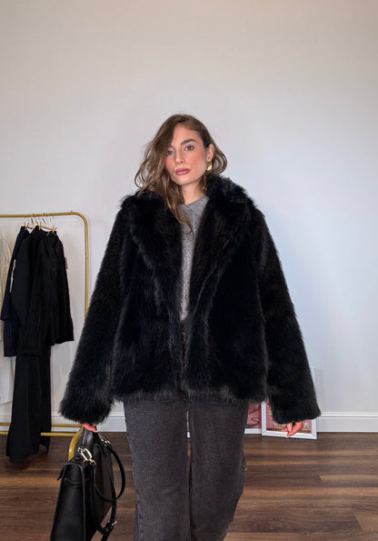 Pelliccia Midnight – nera