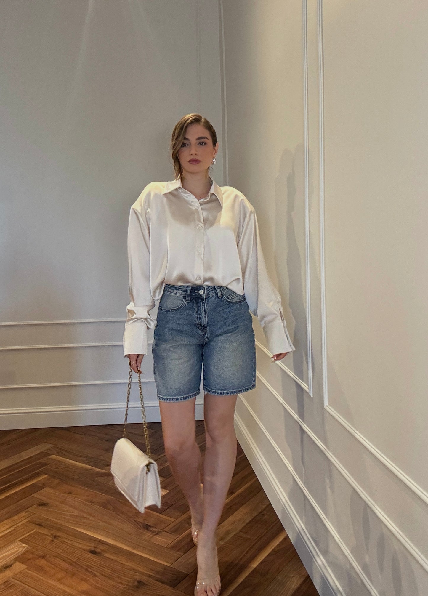 BERMUDA DENIM SCURO