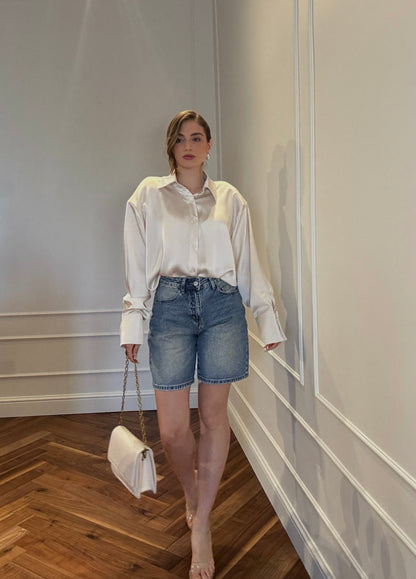 BERMUDA DENIM SCURO