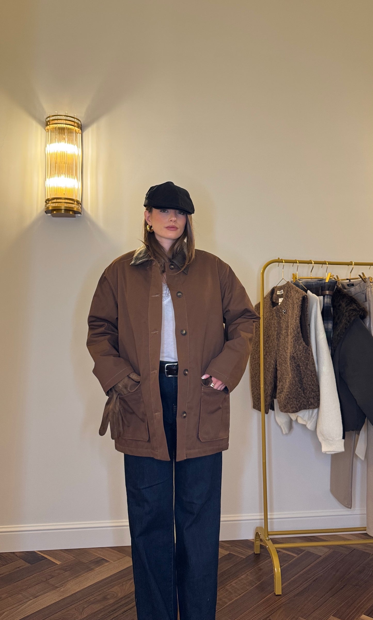 Giubbotto stile Barbour