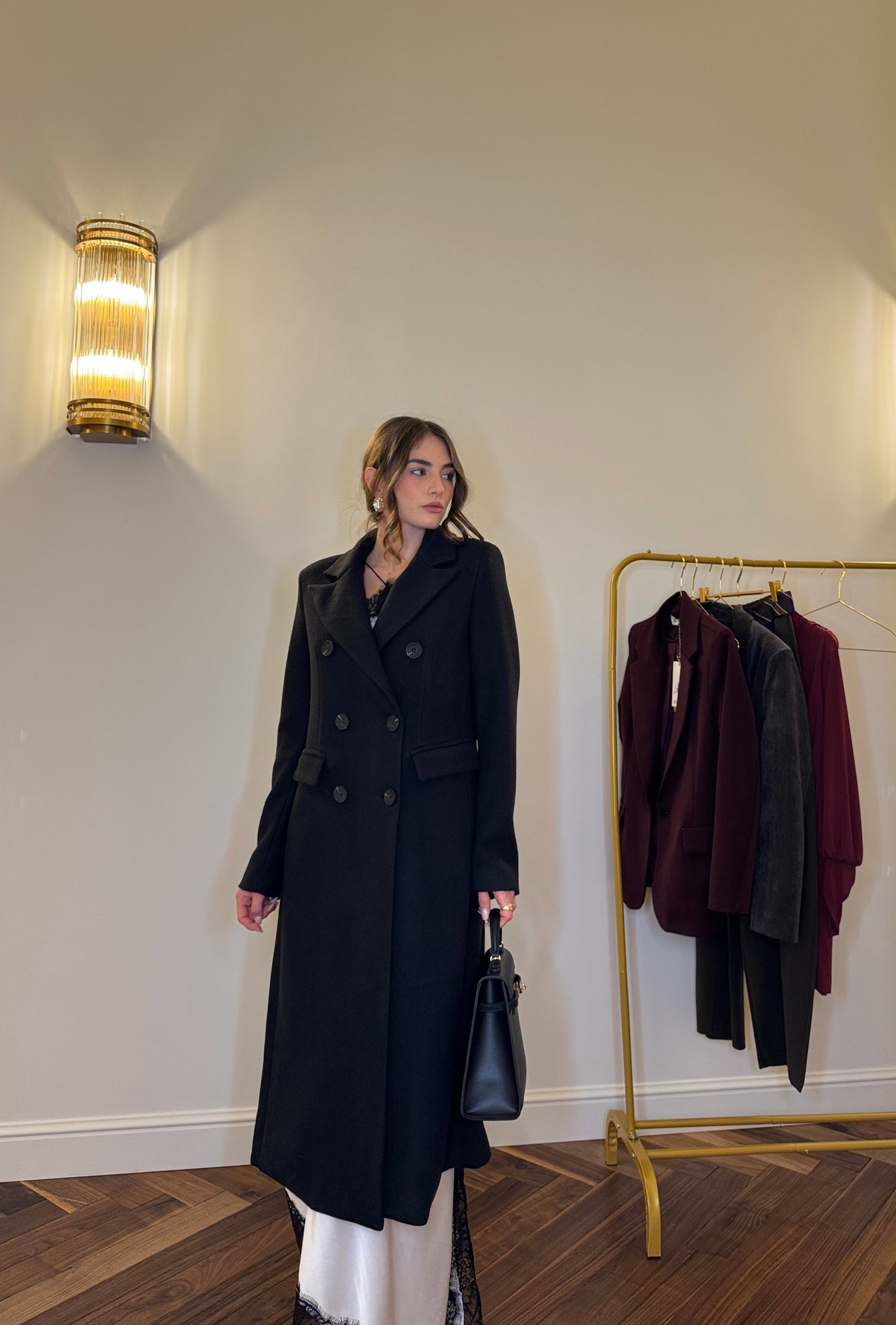 Cappotto Nero Linea Nobile