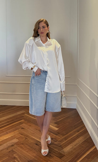 BERMUDA DENIM CHIARO