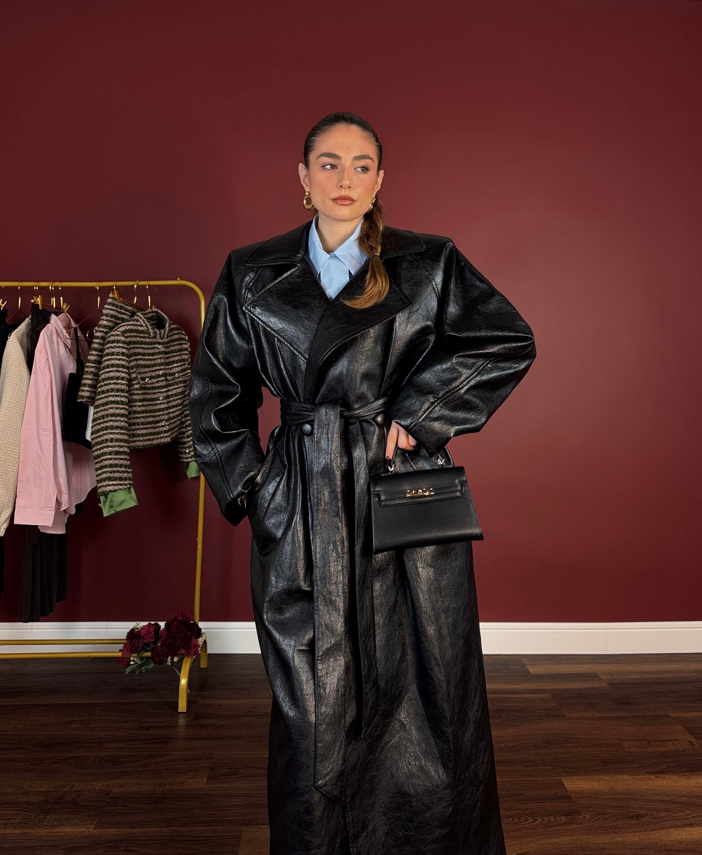 TRENCH VICTORIA ECOPELLE by Lumina