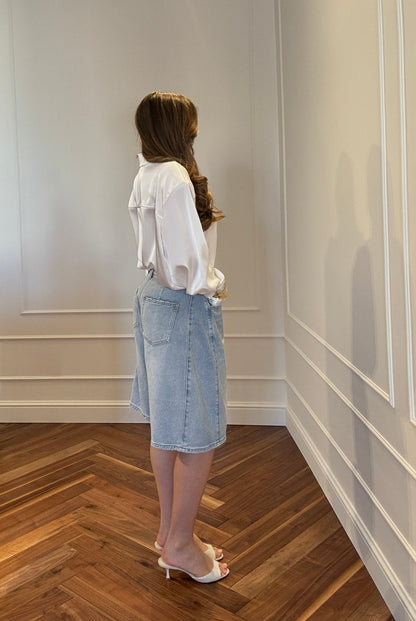 BERMUDA DENIM CHIARO
