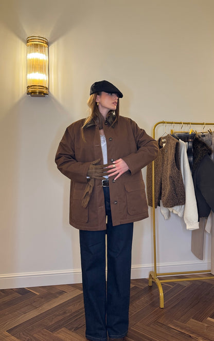 Giubbotto stile Barbour