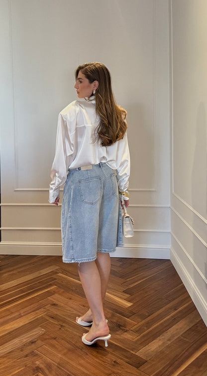 BERMUDA DENIM CHIARO