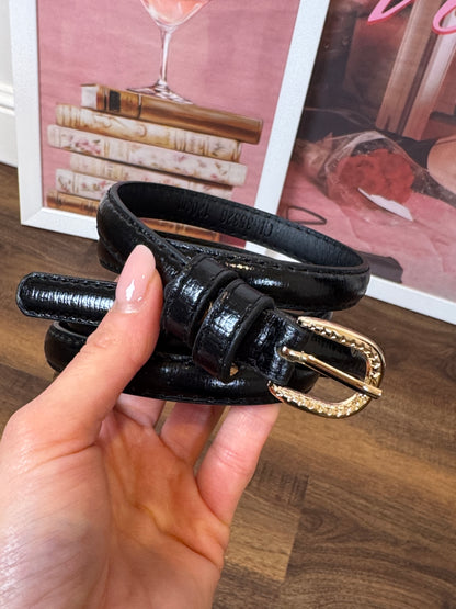 Cintura nera minimal