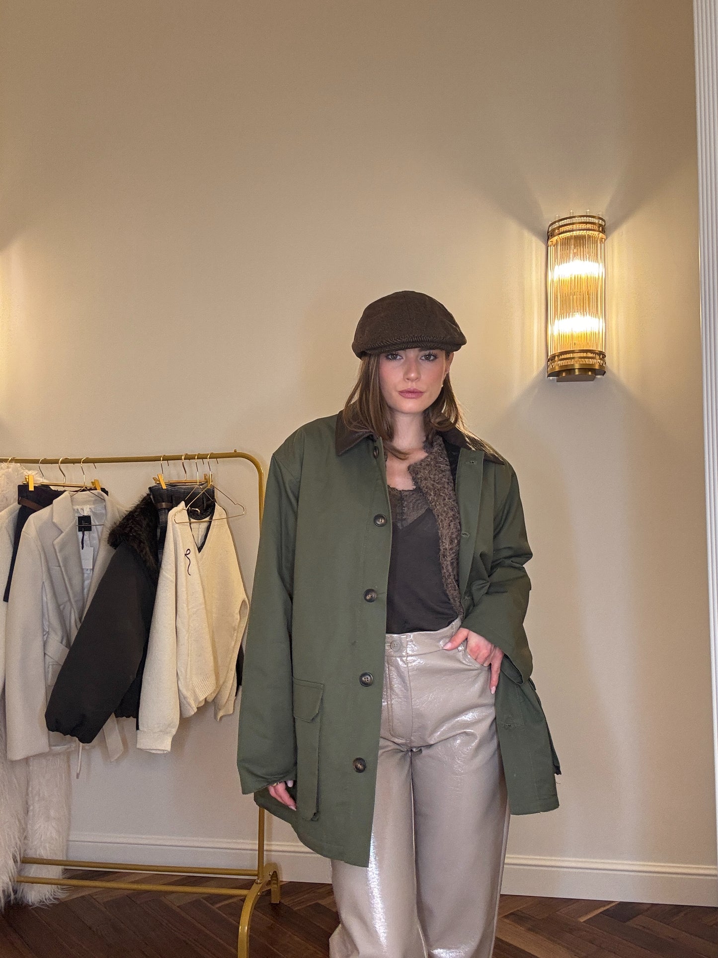 Giubbotto stile Barbour