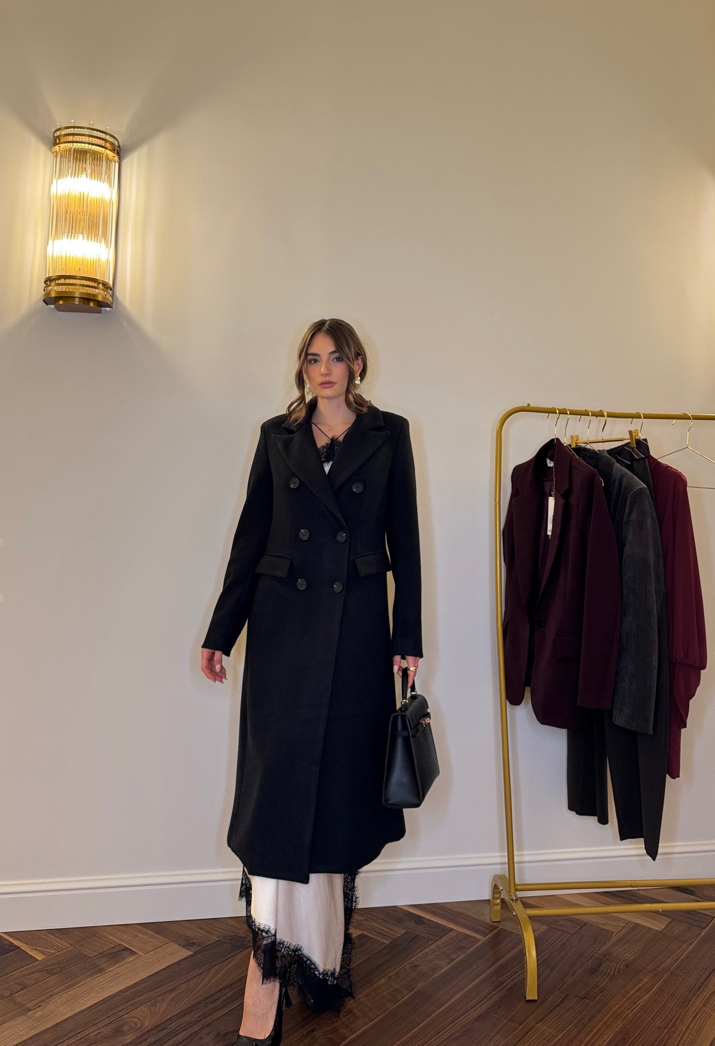 Cappotto Nero Linea Nobile